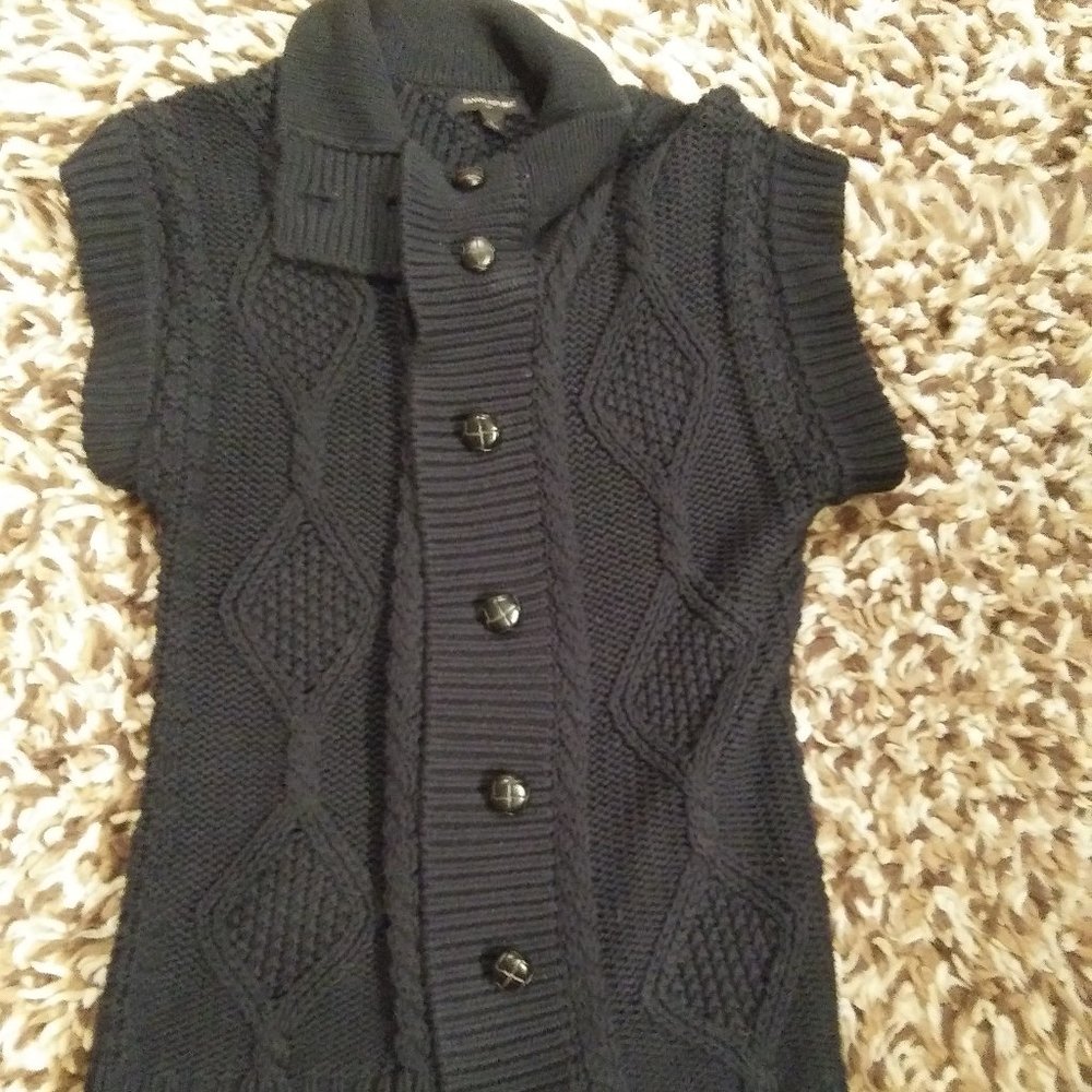 Banana Republic small navy knit cardigan